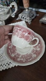 Villeroy Boch BURGENLAND Pembe Duble Kahve Fincanı - Image 4