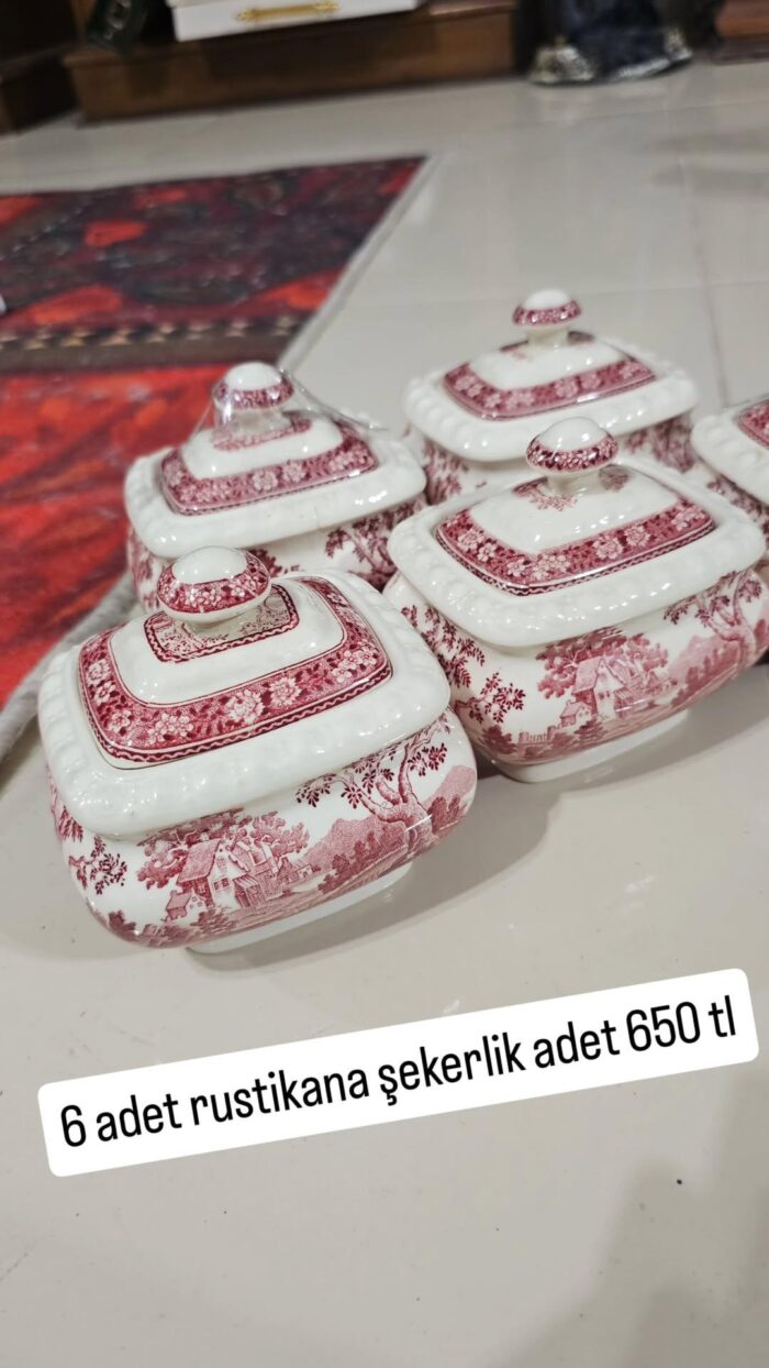 Villeroy Boch Rusticana kırmızı şekerlik standart boy - Image 1