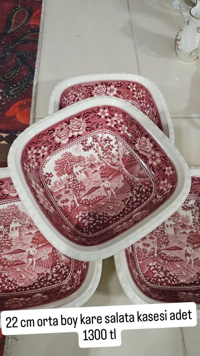 Villeroy Boch Rusticana kırmızı 22 cm salata kasesi - Image 1