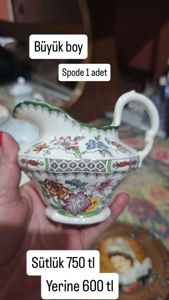 Spode Chinese Rose sütlük - Image 1