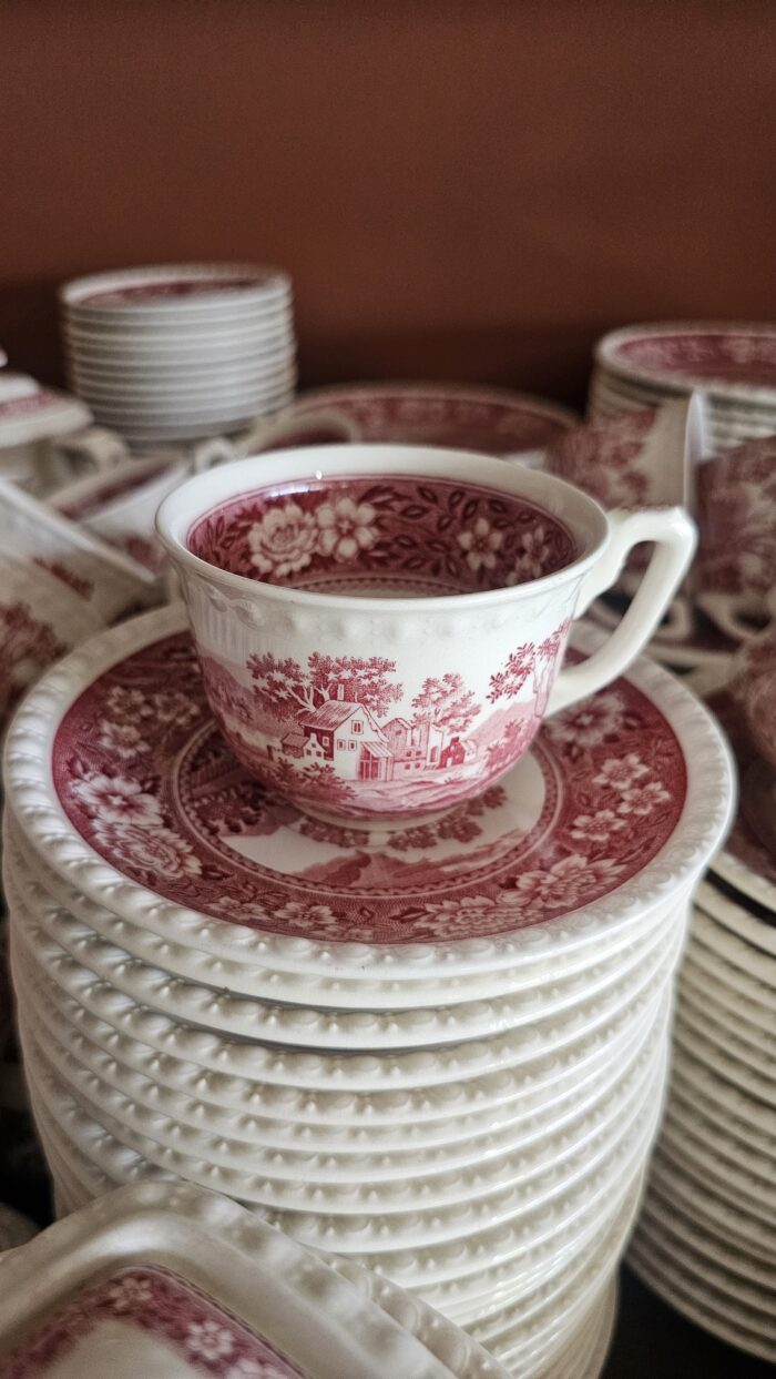 Villeroy Boch Rustikana Kırmızı Çay Fincanlar - Image 1