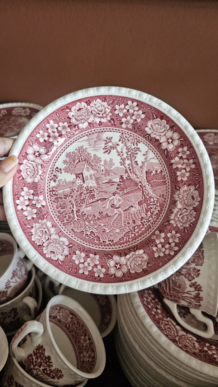 Villeroy Boch Rustikana Kırmızı Pasta Tabağı 20 cm - Image 1
