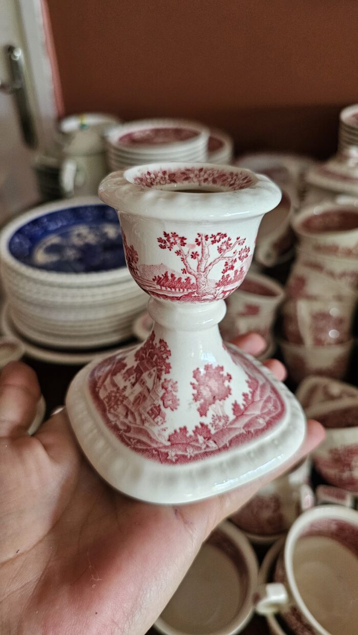 Villeroy Boch Rustikana kırmızı şamdan - Image 1