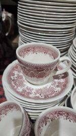 Villeroy Boch Burgenland Pembe Duble Kahve Fincanı