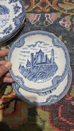 Johnson Brothers Mavi 16 cm ekmek tabağı tek