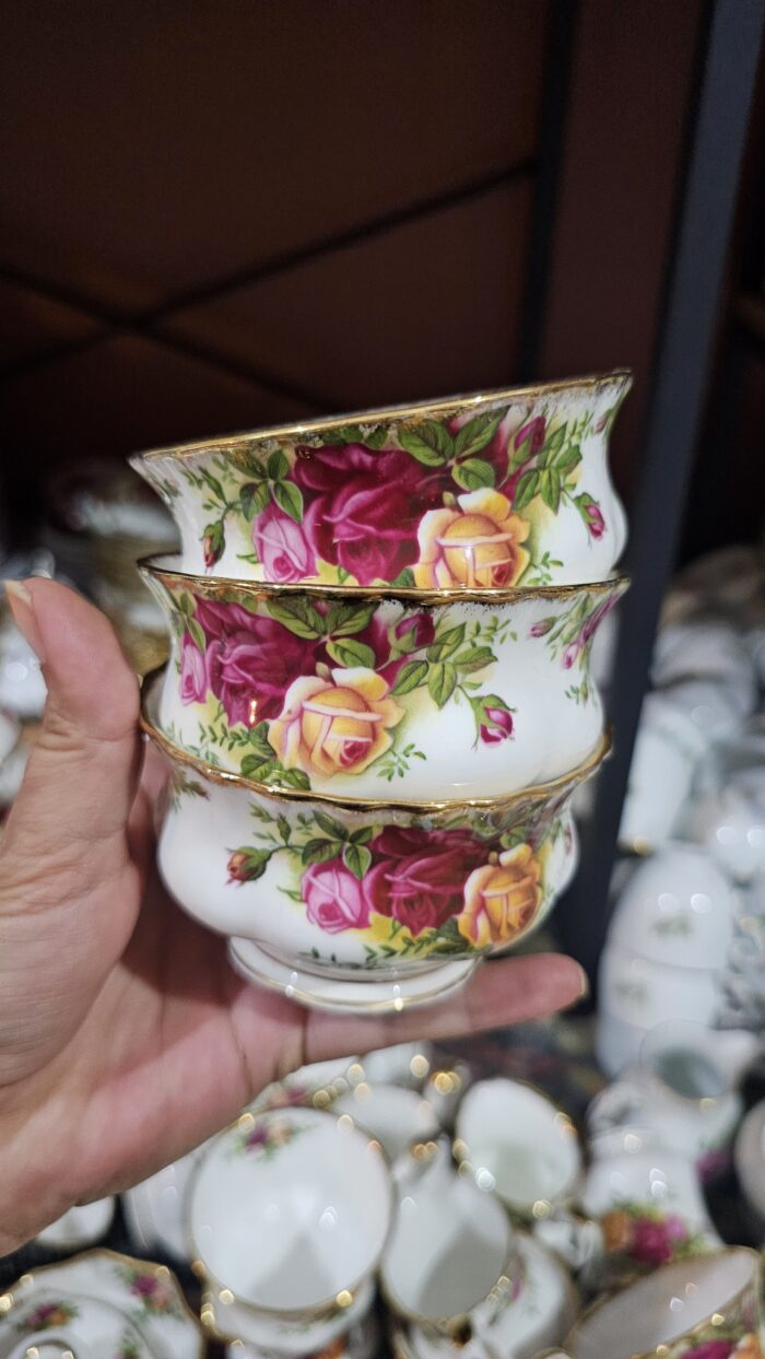 Royal Albert Old Country Roses Şekerlik reçellik Kurabiyelik - Image 1