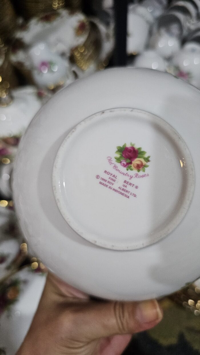Royal Albert Old Country Roses Kapaklı Şekerlik nadir ürün - Image 2
