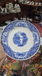 Castillo Holland mavi 30 cm orta sunum oval tabak