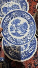 Villeroy Boch BURGENLAND Mavi 19 cm pasta tabağı
