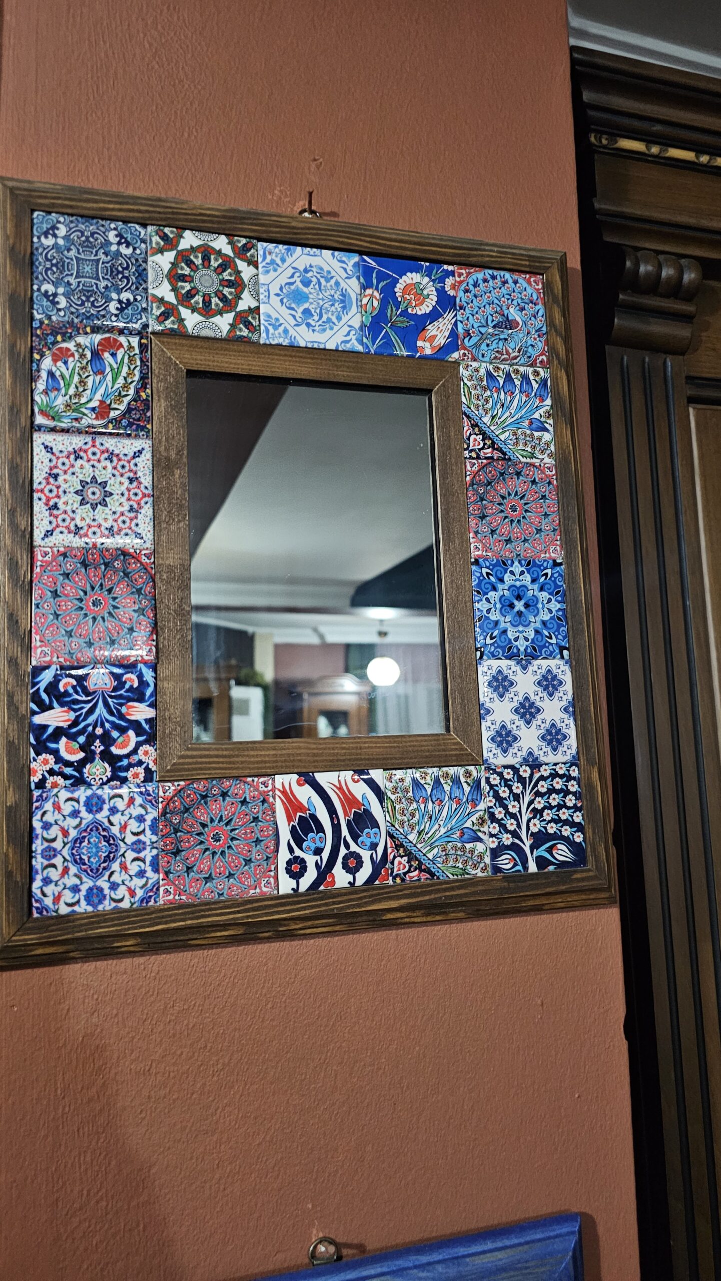 20251117_000332 Çini Karo 30x30 Ayna - Image 1