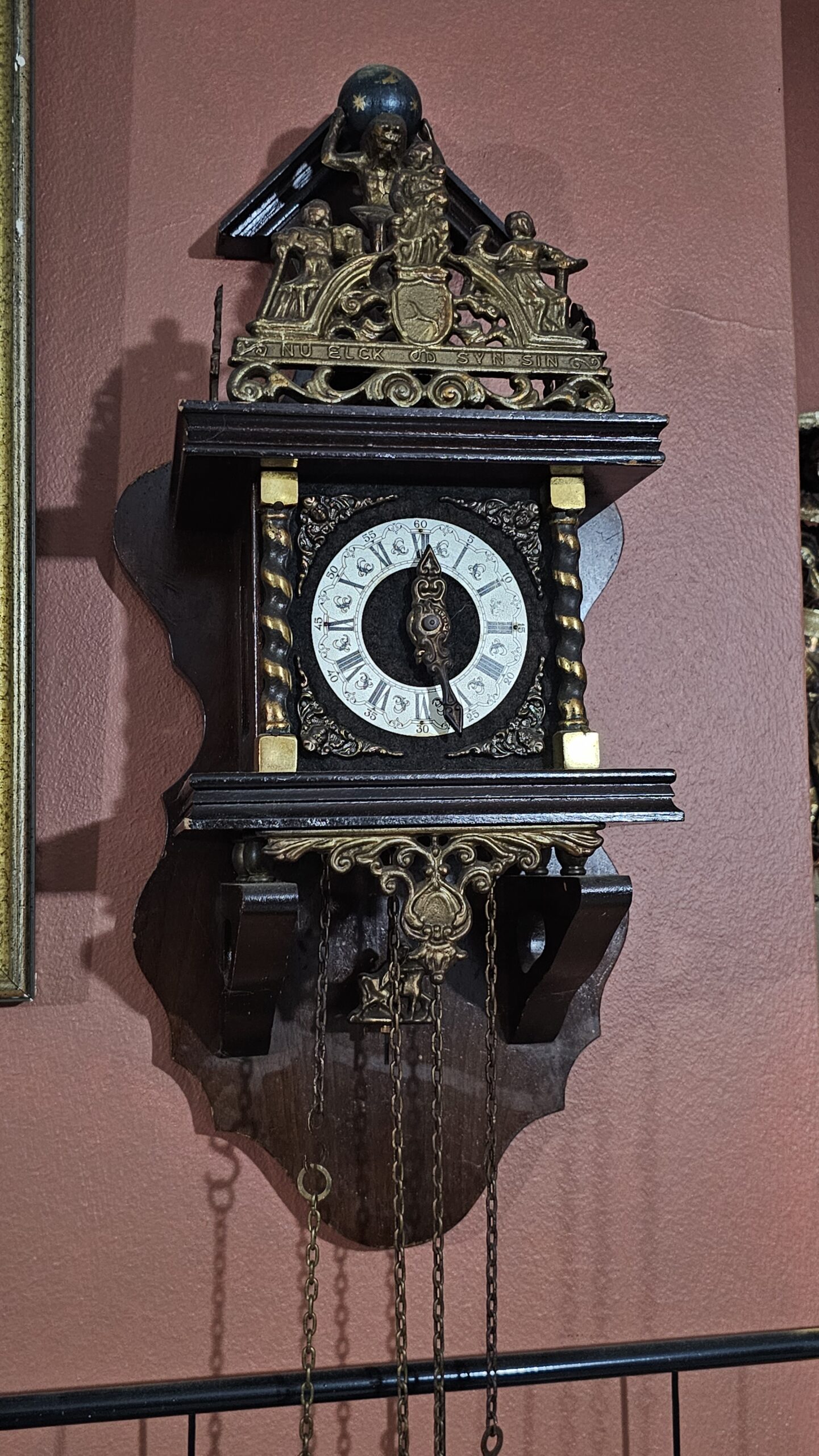 20251117_000719 Antika Hollanda Toplu Duvar Saati Büyük - Image 1