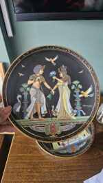 Osiris 22 cm Mısır Antik Duvar Tabağı Model 1