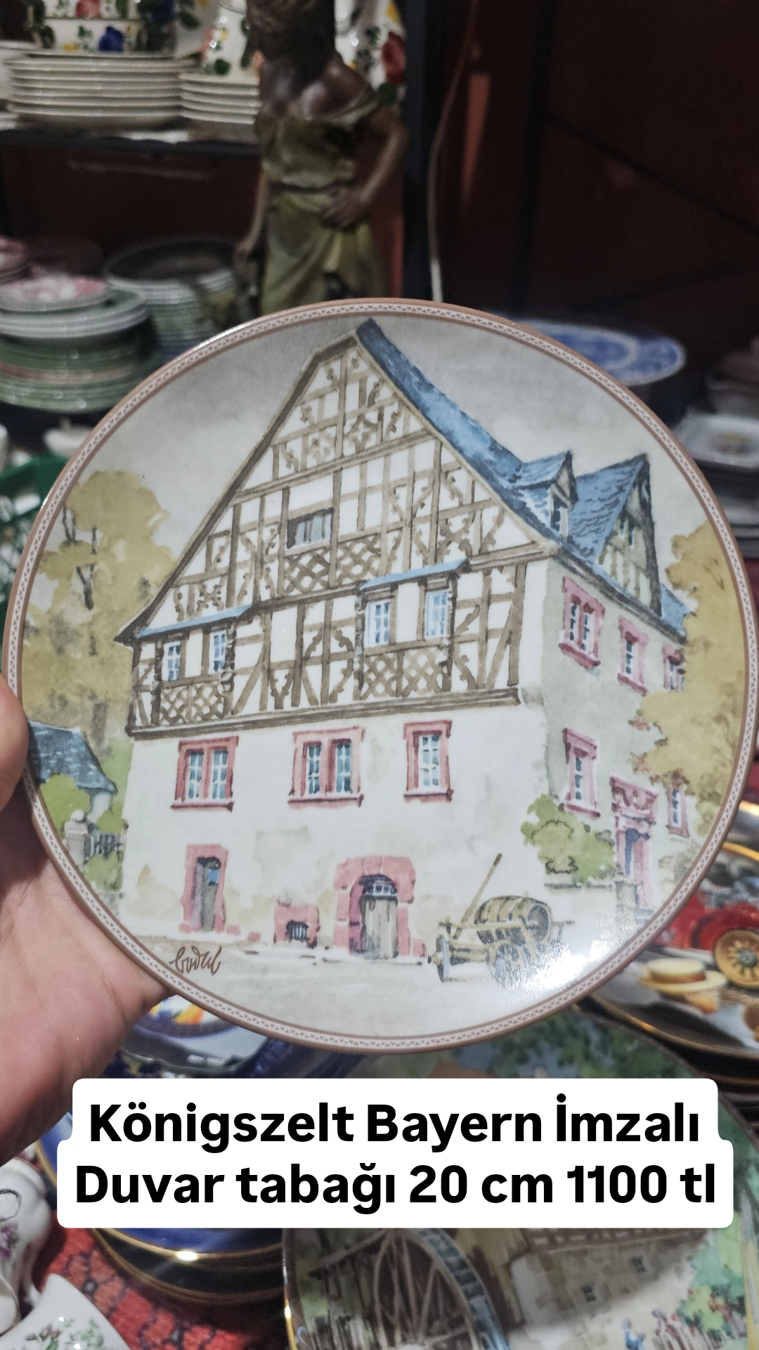IMG_20251031_225032_467 Königzselt Bayern 20 cm duvar tabağı 2 - Image 1