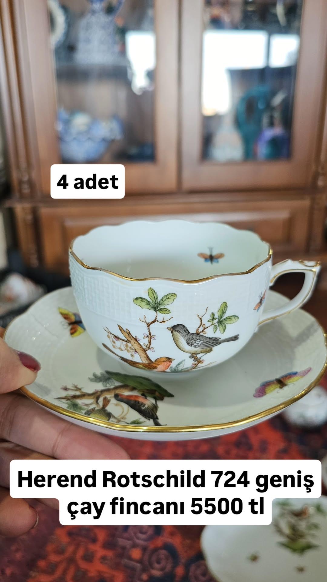 IMG_20251219_123550_692 Herend Rotschild Geniş Çay Fincanı - Image 1