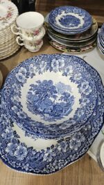 Mavi Wedgewood 21 cm salata kasesi derin