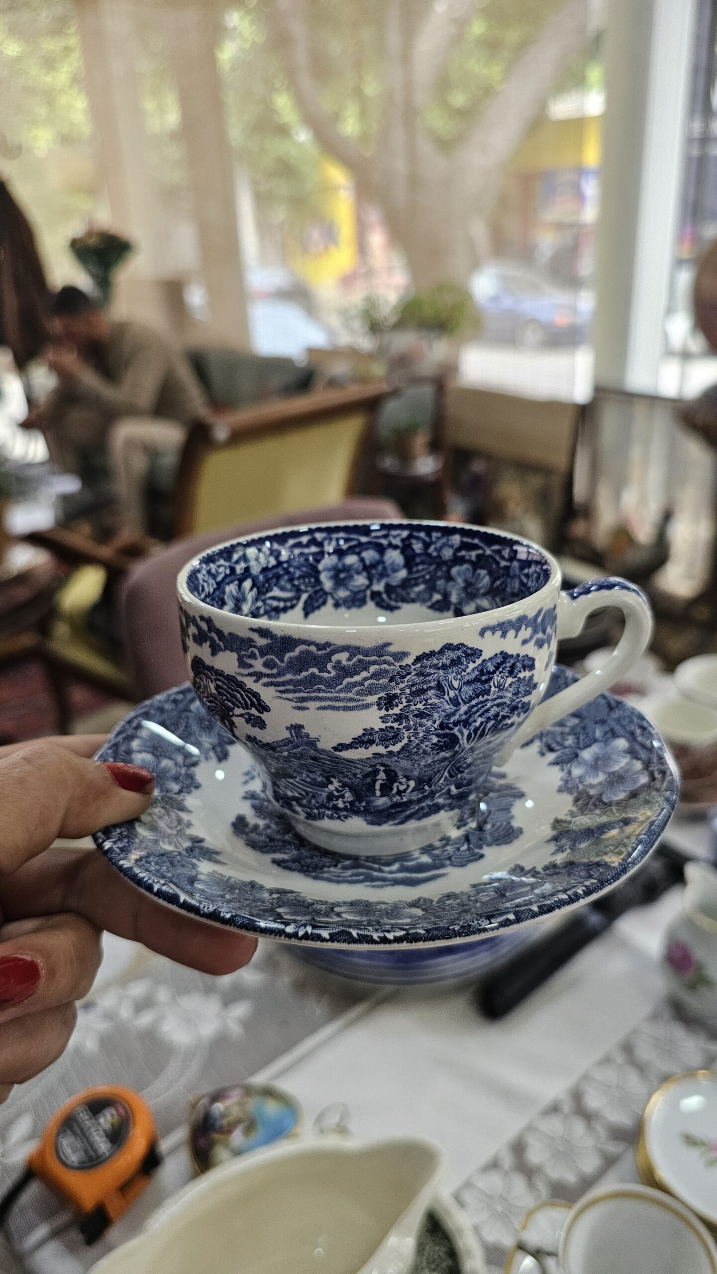 20260508_130538 Mavi Wedgewood Geniş Çay Fincanı - Image 1