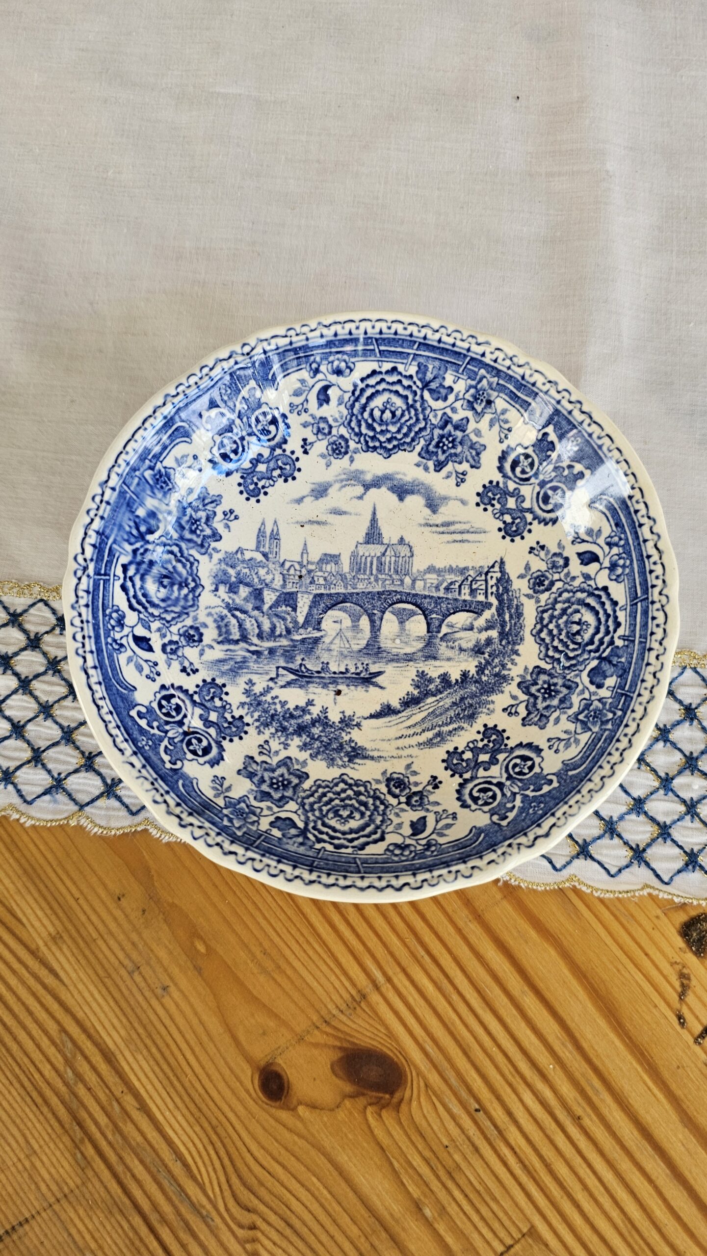 20260702_152900 Villeroy Boch Mavi Burgenland 13 cm kahvaltılık kase - Image 1