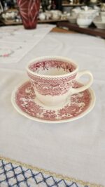 Villeroy Boch Pembe Burgenland duble kahve fincanı