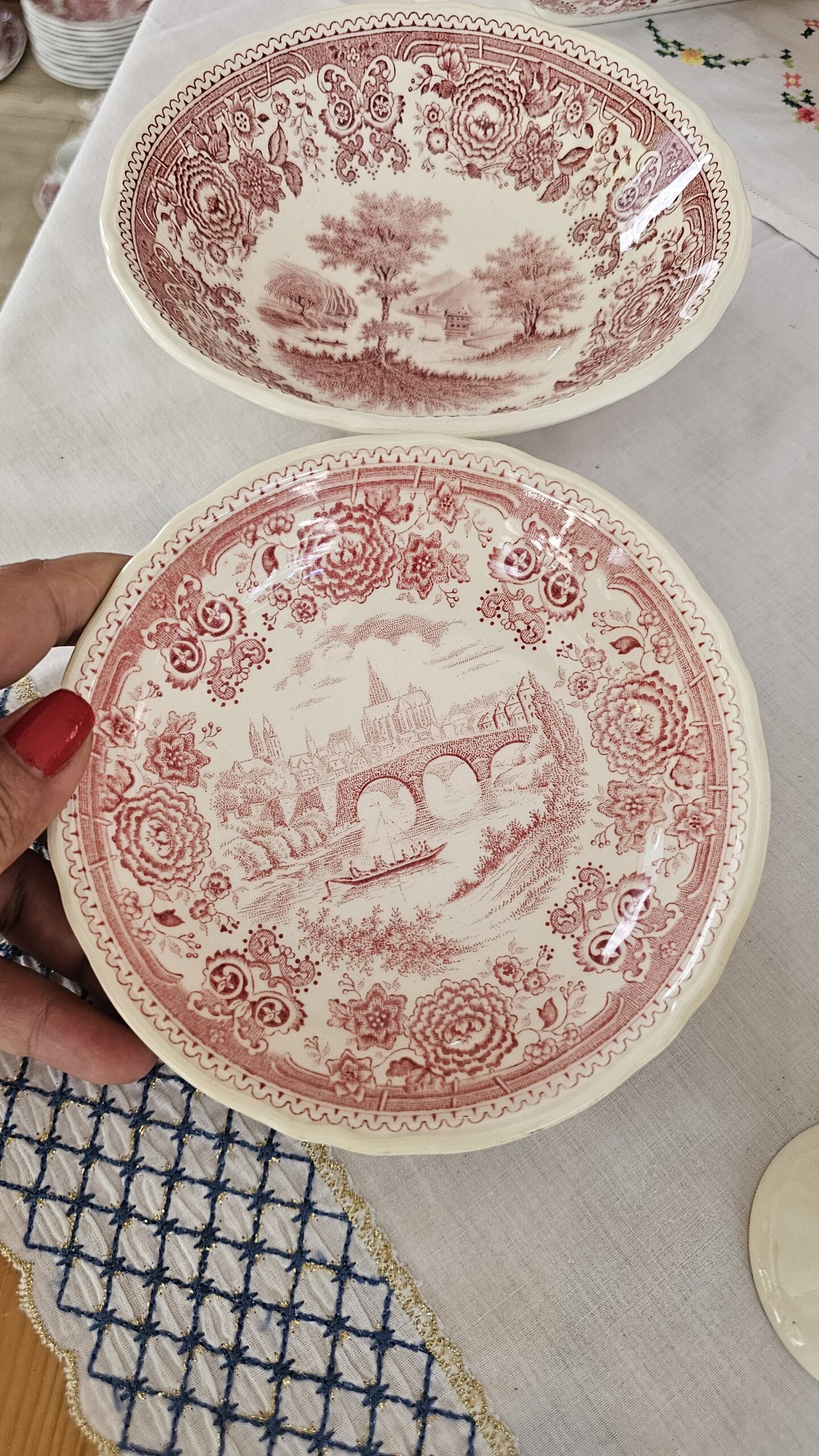 20260702_153622 Villeroy Boch Pembe Burgenland 13 cm çerez kasesi - Image 1