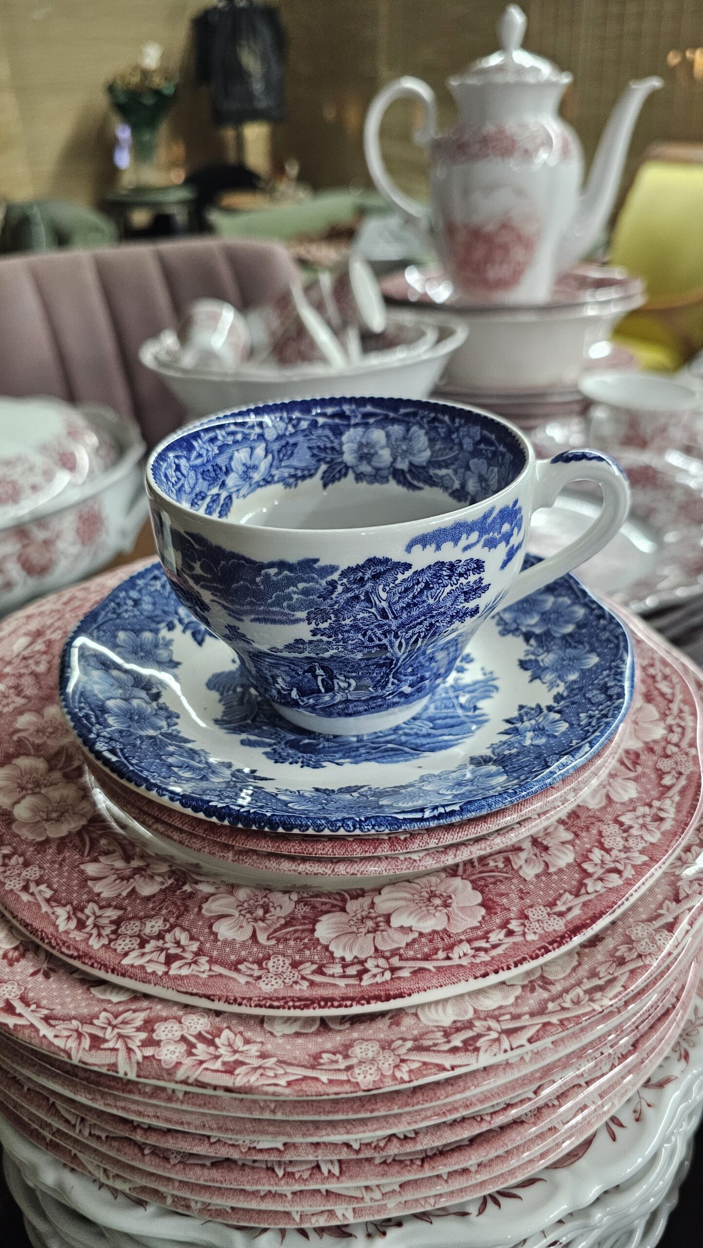 20260704_213942 Wedgewood Woodland Mavi Çay Fincanı - Image 1