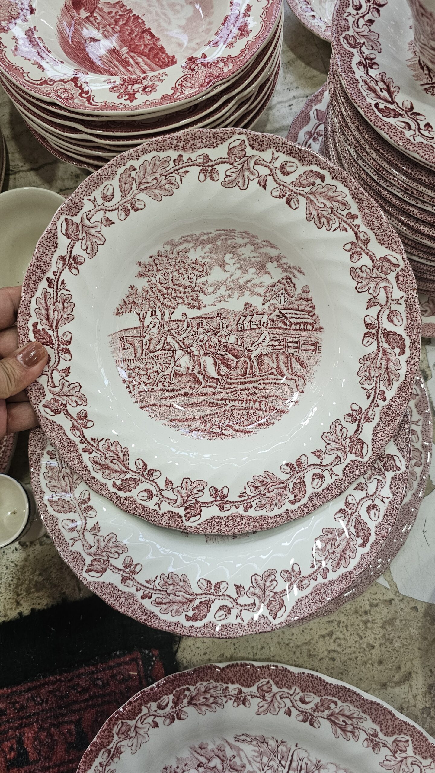 20260718_200233 Myott Country Life Pembe 23 cm sulu yemek tabağı - Image 1